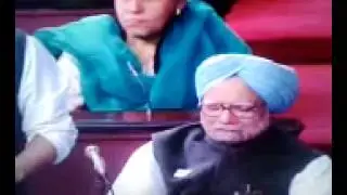 In this video I think PM is sleeping in Rajysabha during debate on FDI on Dec7 2012