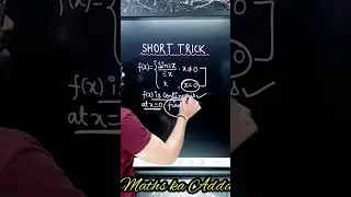 Continuity short trick|| Class-12 ||  Maths trick || YouTube short
