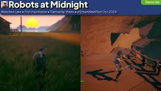 Robots at Midnight (Demo) - First Impression - Gameplay (Reached Lake) #SteamNextFest Oct 2024