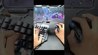 1v6 keyboard and mouse gameplay 💀 Free Fire 🔥