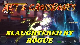 Rogue Sucks The Life Out of Act 6 Crossbones Boss (Carina&rsquo;s Challenge) | Marvel Contest of Champions