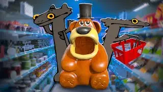 Toothless dancing X Freddy Fazbear in the Supermarket