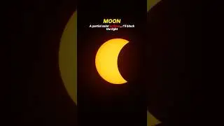 Partial Solar Eclipse Is Coming 💀 #Space #Earth #Sun