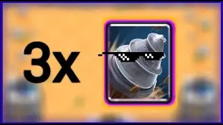 Can three goblin drills three crown in Clash Royale?