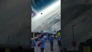INCR&Iacute;VEL!!HOLOGRAMA DE &Uacute;LTIMA GERA&Ccedil;&Atilde;O!! IMPRESSIONANTE😯#shorts #hologram #image #sky #technology