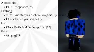 🔵 BLUE 🔵 ROBLOX OUTFITS ideas FOR BOYS! #bluerobloxoutfits #roblox #blueoutfits