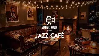 4 Hours of Cozy Jazz Lounge Ambience ☕🔥 Fireplace, Vinyl Jazz & Late-Night Caf&eacute; Mood