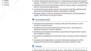 Build a Business Development Director Resume | ResumeGemini