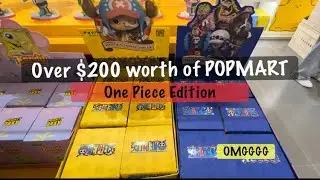 I Spent over $200 on POPMART one piece edition!!