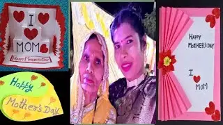 5 -DIY mother's day greeting card making // Happy Mother's day 🌺#viralvideo #youtubevideo