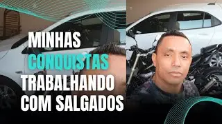 Minhas conquistas trabalhando com mini salgados de 1,00 real e também de festa
