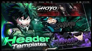 3 Anime Twitter (X) Header Templates &ndash; Free Download