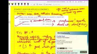 PUMDET APPLIED ECONOMICS PAPER SOLUTION WITH FULL EXPLANATION 2024