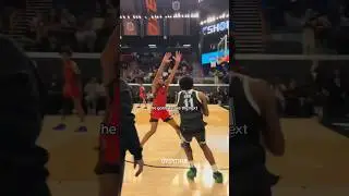Karter not missing this one twice 🚫 #shorts #basketball #overtime #ote