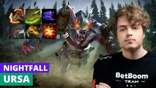Ursa Safe Lane by Nightfall Is Actually Insane! - 7.36c Pro Gameplay