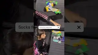Learning with socks 🧦#parentingideas #parenting #helpingkids #parentingblogs #parentingtime