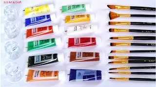 DIY Glass Jar Painting 🎨 Mini Jar Art 🎨How to Reuse Old Paint Bottles🎨Art Ideas🎨Satisfying Painting🎨