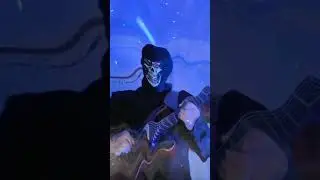 Rocking Guitar Music W bizarre Guy In A Mask? #music #guitar #positivity #viralshort
