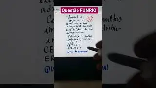 Quest&atilde;o FUNRIO