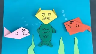 Origami Underwater Scene Part 4 - Assembly: Virtual Art Program