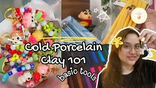 Cold Porcelain Clay 101 | Basic Tools | Materials Required - All in one Cold Porcelain Guide ✨