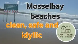 Mosselbay area beaches, CLEAN, SAFE and IDYLLIC. Sunshine beach walk...