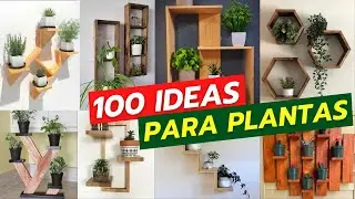 IDEAS de Muebles y Repisas para Plantas 🌱✨ | Decoraci&oacute;n de Hogar y Patio