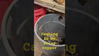 Scrap Copper collection #junk #scrapping #metal #scrap #hvac #recycling  #scrapyard #plumbing
