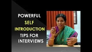POWERFUL  SELF  INTRODUCTION TIPS - IN ENGLISH