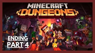 MINECRAFT DUNGEONS - FULL GAMEPLAY / WALKTHROUGH - PS5 - PART 4 ENDING