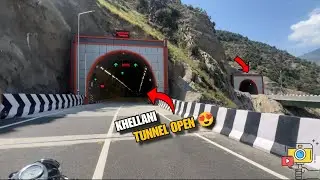 Riding Through the Khellani Tunnel on a Motorcycle 🏍️ 😍