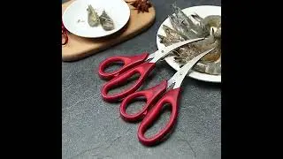 Seafood Scissors Non-slip Kitchen Aid Scissors Shrimp Peeling Tools