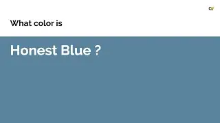 Honest Blue color #5a839e hex color - Blue color - Warm color 5a839e