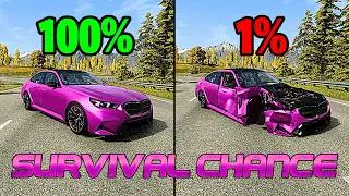 Realistic Survival Chance Crashes #245 | BeamNG.drive