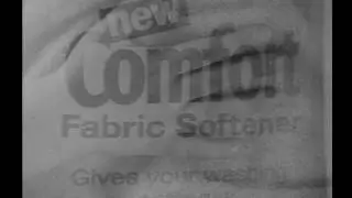 Новый кондиционер для белья Comfort, телереклама 1969 года