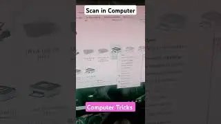 Computer tricks 💥💥 Scan in Computer #computertrick  #viral #shorts #computer #trending #computer #ai