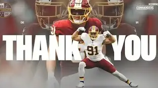 Ryan Kerrigan Tribute Shown at Halftime of Washington's First Preseason Game (8-13-2022)