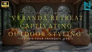 Rustic Sunroom and Bohemian Veranda Retreat: Captivating Outdoor Styling Tips for Your Tranquil