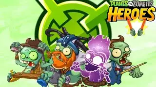 A Powerful Army of Bullseye Zombies to Make the Plants Tremble! (PvZ Heroes)