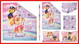 Paw Patrol Skye We're A Team 4-Piece Toddler Bedding Set - Includes 42