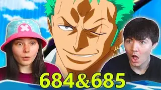 ZORO VS PICA! 👒 One Piece Ep 684 & 685 REACTION & REVIEW