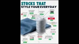 Top Indian Textile Stocks That Style Your Everyday. #stockmarket #fashion #investing #youtubeshorts
