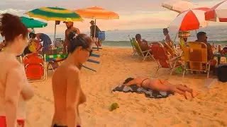 ☀️ Serene Rio De Janeiro Beach Walk In 4K With Peaceful Tropical Atmosphere 🌴