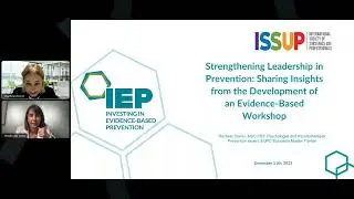 Strengthening Leadership in Prevention: Insights from the Development of an Evidence-Based Workshop