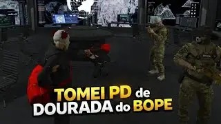 TOMEI PD com  A DOURADA no GTA RP (FAROFEIRO YOUTUBER)