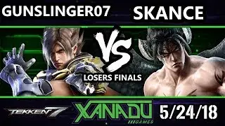 F@X 251 Tekken 7 - gunslinger07 (Lars) Vs. Skance (Devil Jin) - T7 Losers Finals
