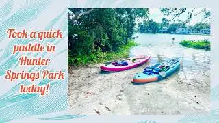 Hunter Springs Park paddle Oct 2023
