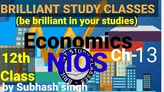 NIOS 12th class Economics ch-13 PPC curve