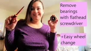How to remove bearings from roller skates without a tool and change quad wheels