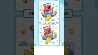 Mind Game - Find 8 differences - you never beat it #mindgamesforkids  #findthedifference